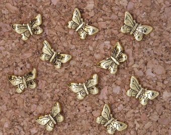 Butterfly Pushpins- Home Office- Butterflies, Insects, and Garden Decor for your Corkboard- Set of 10