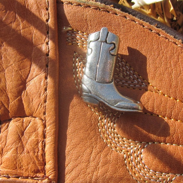 Cowboy Boot Lapel Pin - CC220- Cowboy, Rodeo, Western, and Country Pins