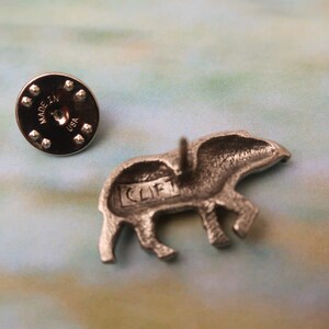 Tapir Pin Tapir Pewter Lapel Pin- CC645- Animal, Zoo, Herbivore, and Primitive ...