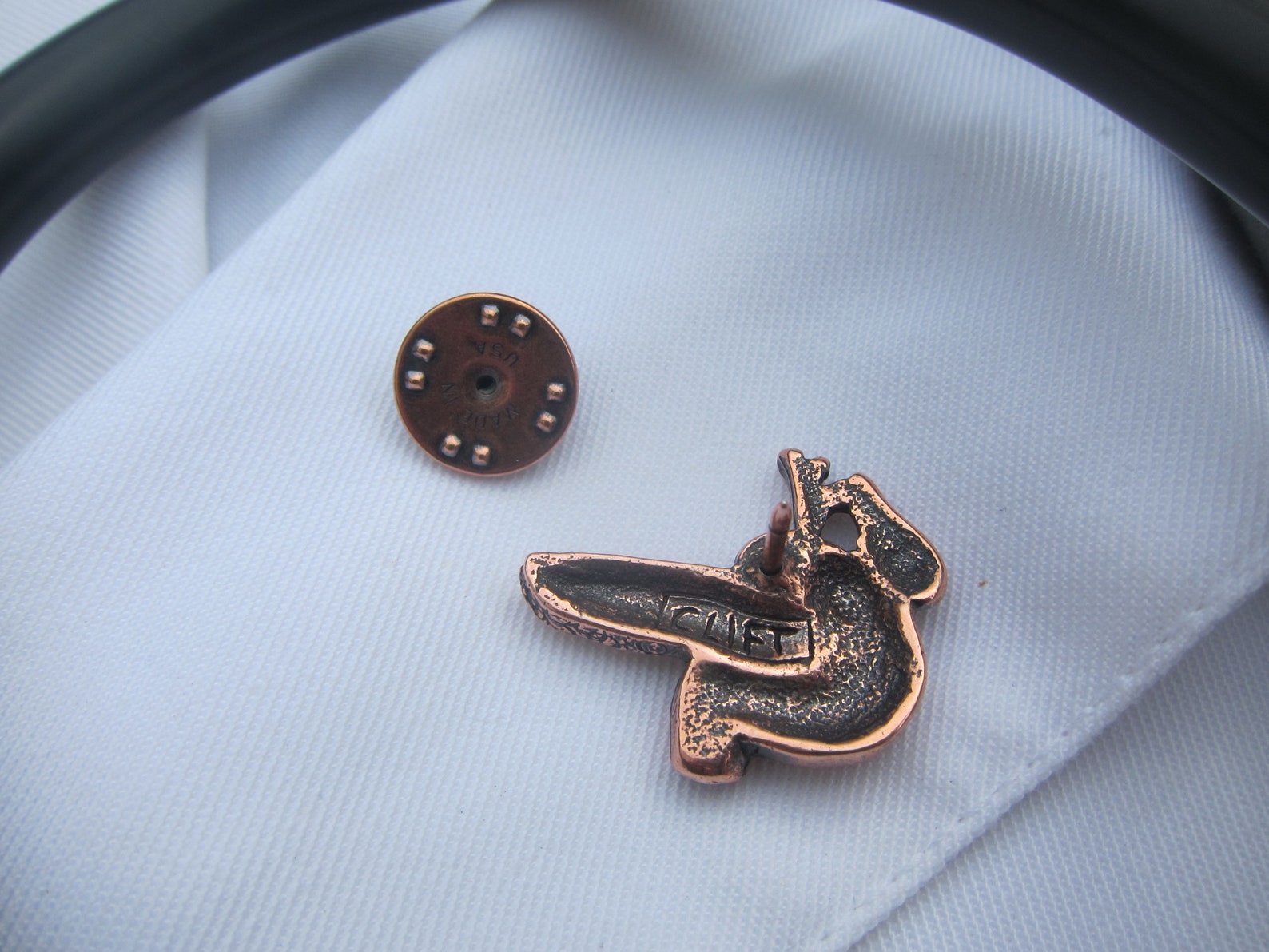 Copper Pancreas Lapel Pin CC620C Medical and Anatomy Pins | Etsy