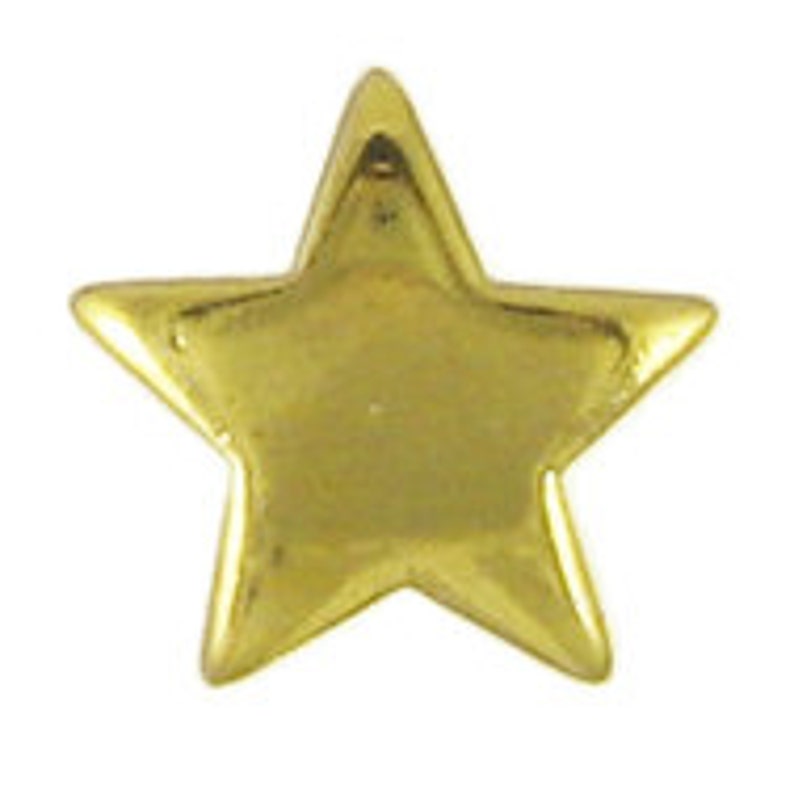 Gold Star Lapel Pin CC173G Star Achievement and Recognition Etsy