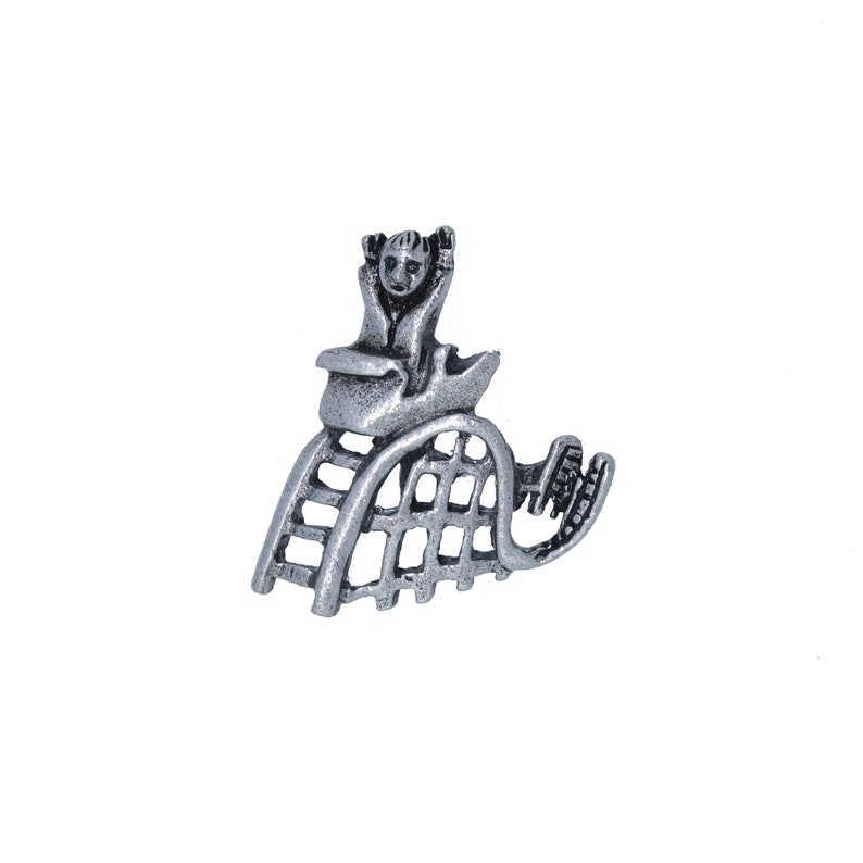 Roller Coaster Ride Pin Roller Coaster Lapel Pin - CC501- Amusement, Carnival, and Fair Pins - Etsy