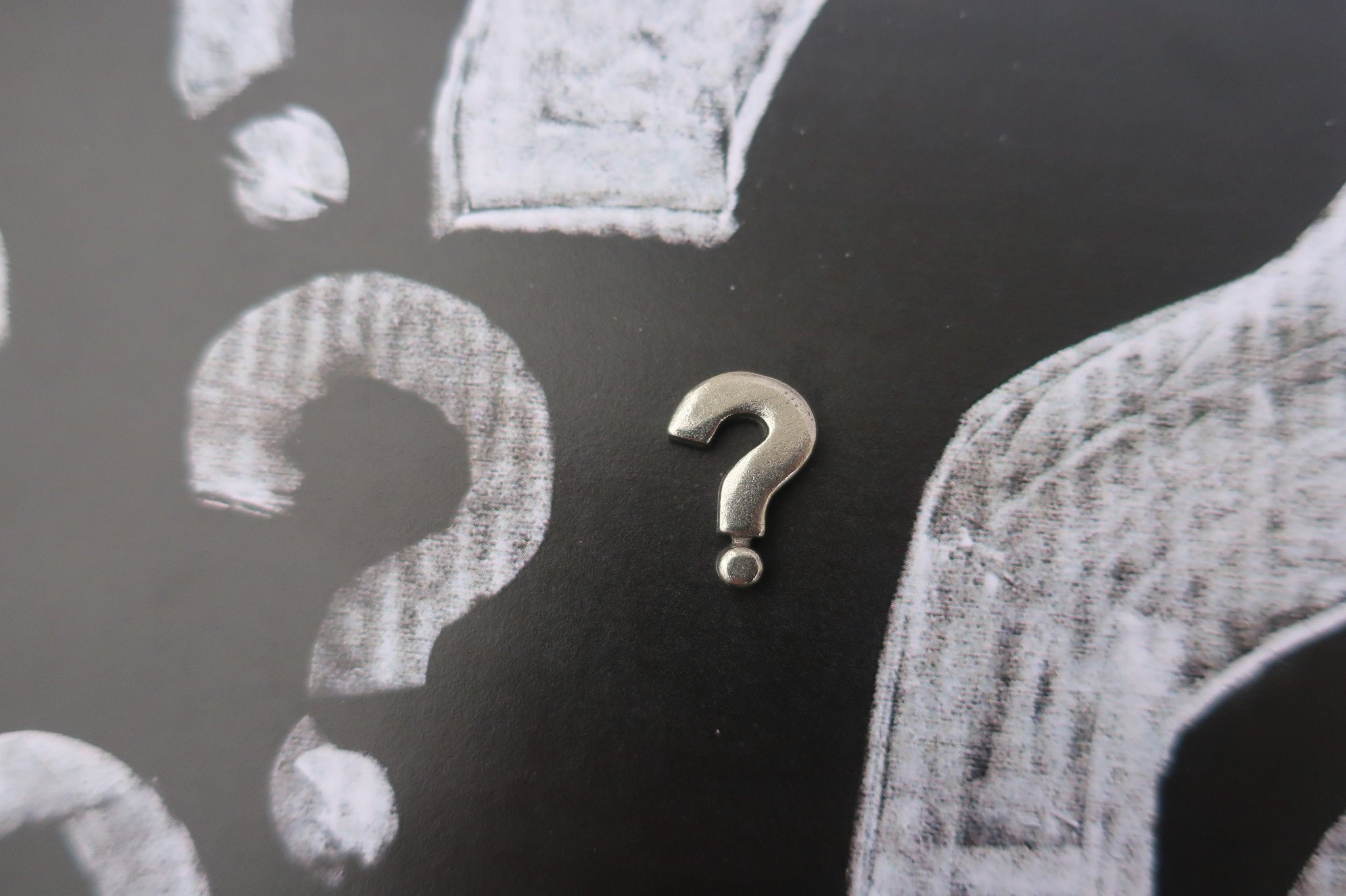 Question Mark Pewter Lapel Pin CC647 Question Punctuation Etsy