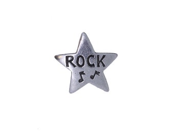 Rockstar Lapel Pin- CC585-Inspirational Lapel Pins- Music- Rock Music- Rock Band- Student Success- Employee Motivation