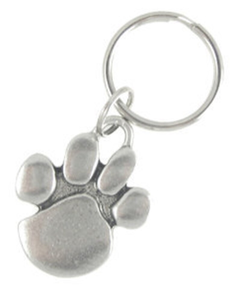 Paw Print Keychain Pet Lover Gifts and Accessories Cat and Etsy