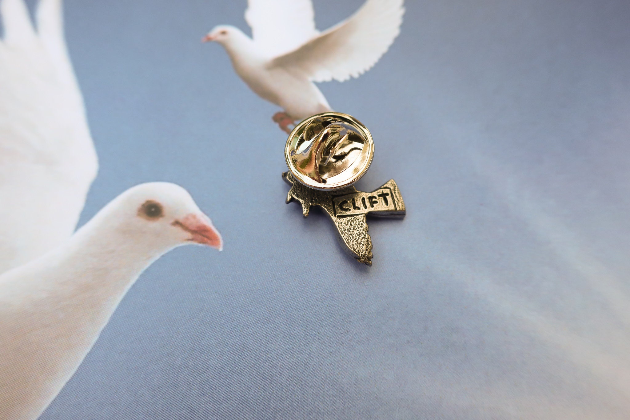 Dove Lapel Pin CC424 Dove Pigeon Wedding and Bird Pins Etsy