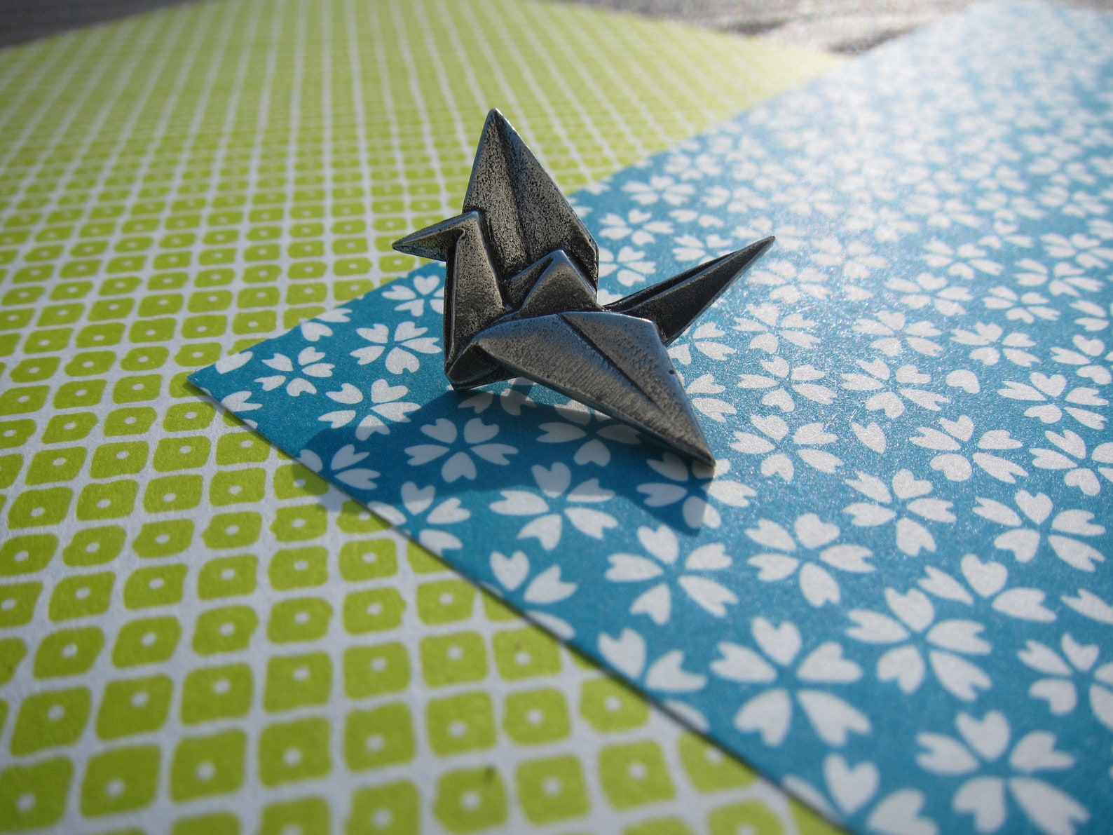 Origami Crane Lapel Pin CC633 Origami Japenese Etsy