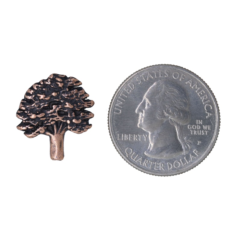 Copper Oak Tree Lapel Pin CC363C Oak Tree Nature and Etsy