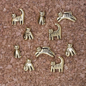 Cat Pushpins PN101 Home Office-Gifts for Cat Lovers Cat Decor image 1