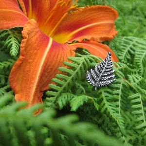 Fern Lapel Pin - CC496- Plant and Garden Gifts, Pins for Gardeners