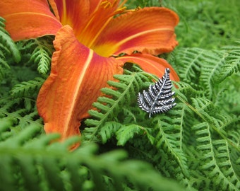 Fern Lapel Pin - CC496- Plant and Garden Gifts, Pins for Gardeners