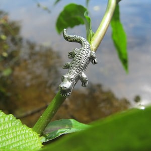 Crocodile Lapel Pin - CC320- Alligator, Reptile, Wildlife, and Swamp Animal Pins and Gifts