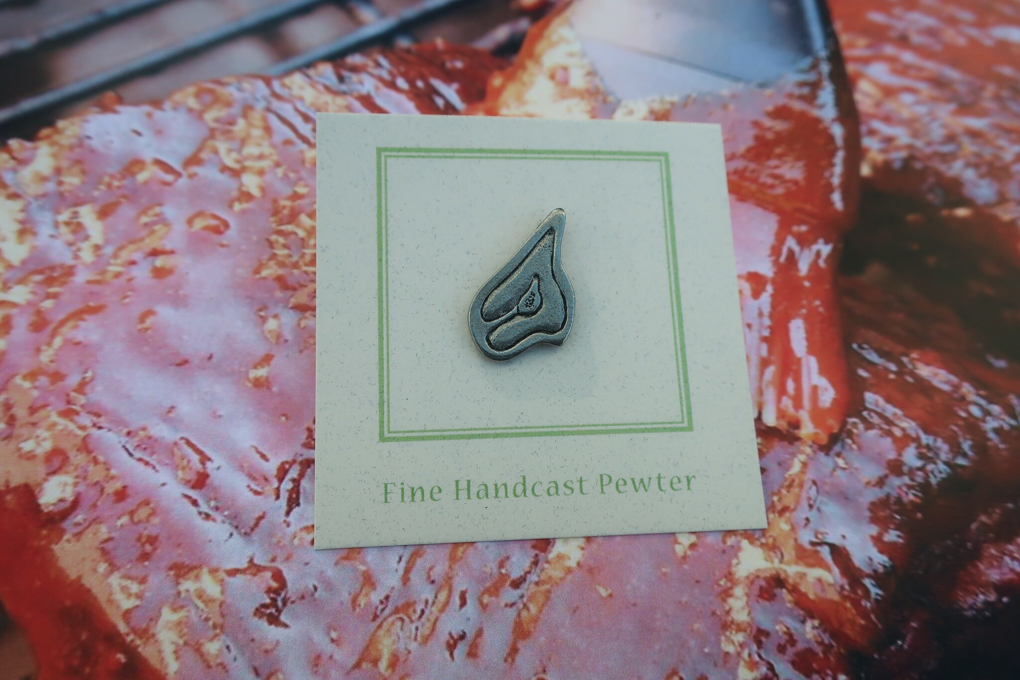 Steak Lapel Pin - CC208- Grilling, BBQ, Barbecue, Father's Day, Grill ...