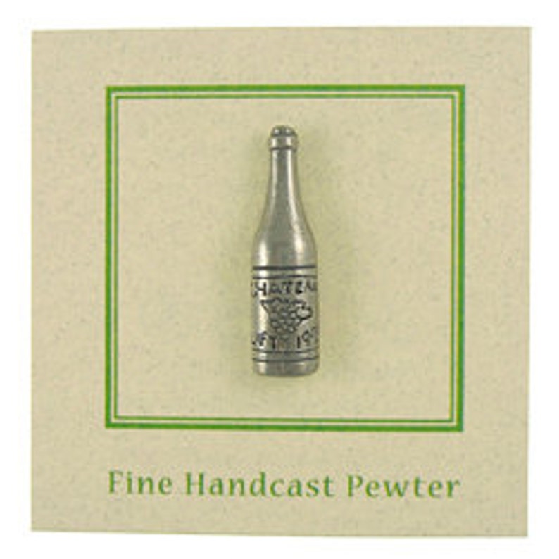 Wine Bottle Lapel Pin CC261 Vineyard Pins and Gifts Winery Etsy
