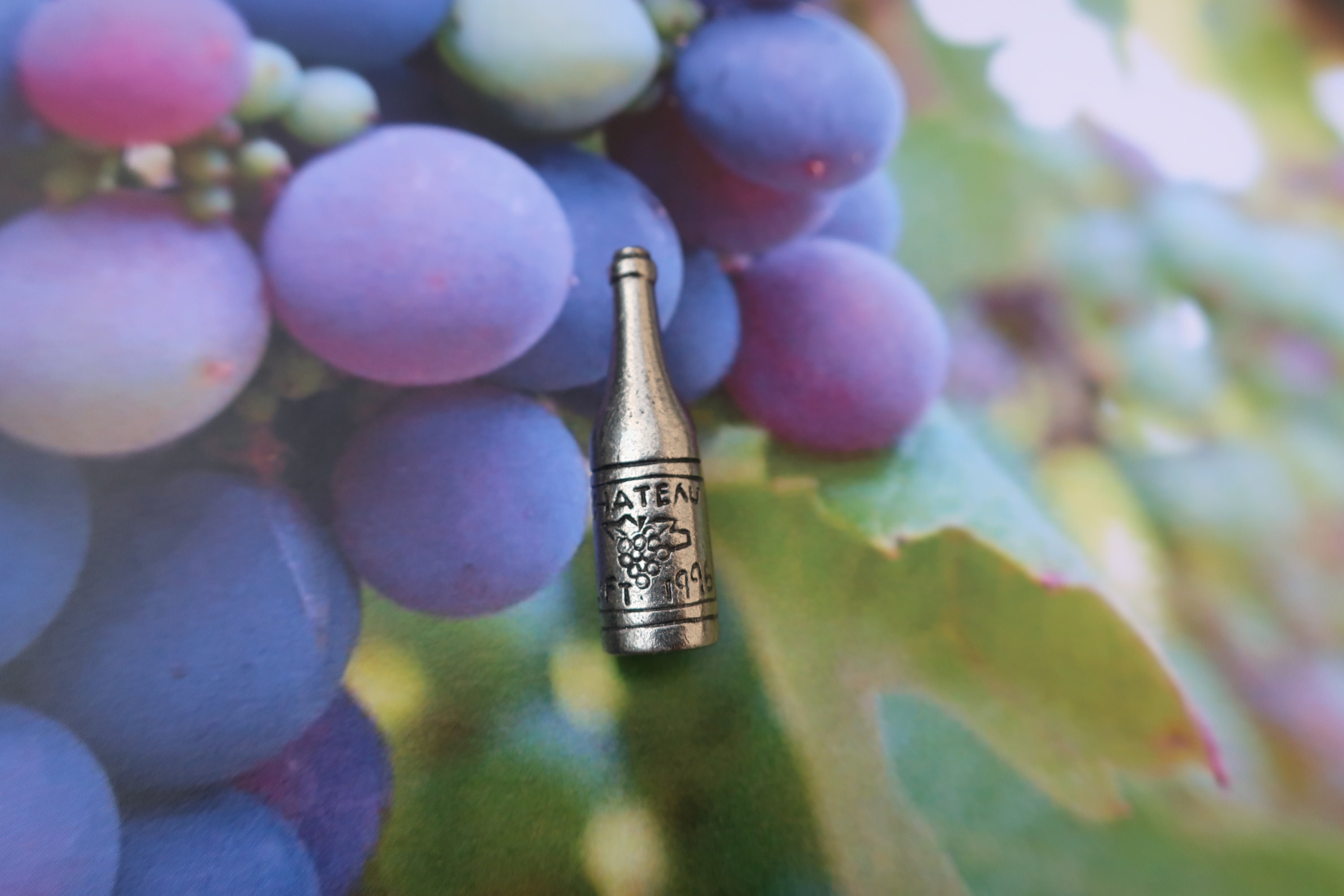 Wine Bottle Lapel Pin - CC261- Vineyard Pins and Gifts- Winery Accessories