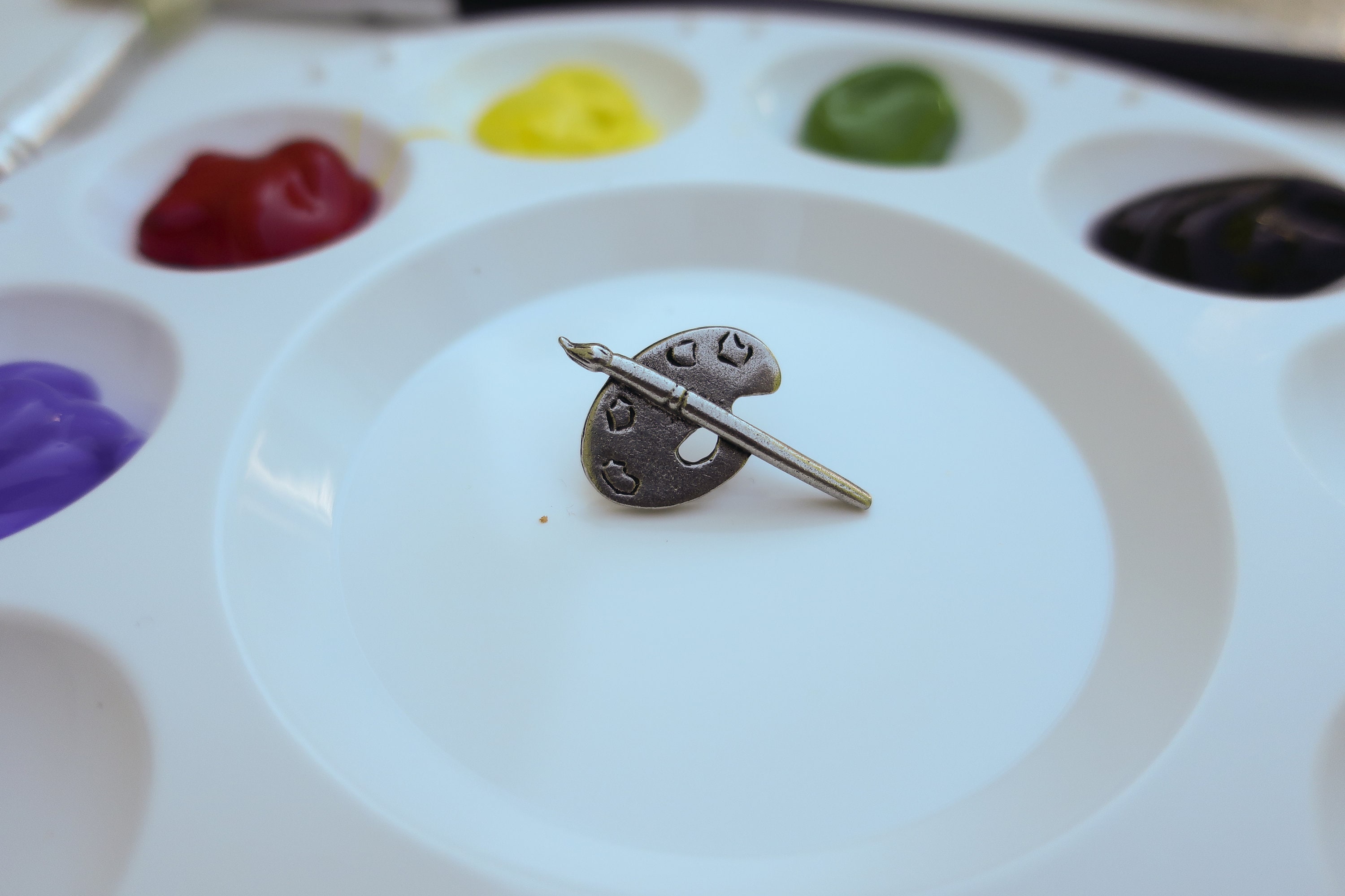 Artist Palette Lapel Pin CC334 Art Paint Painting Etsy