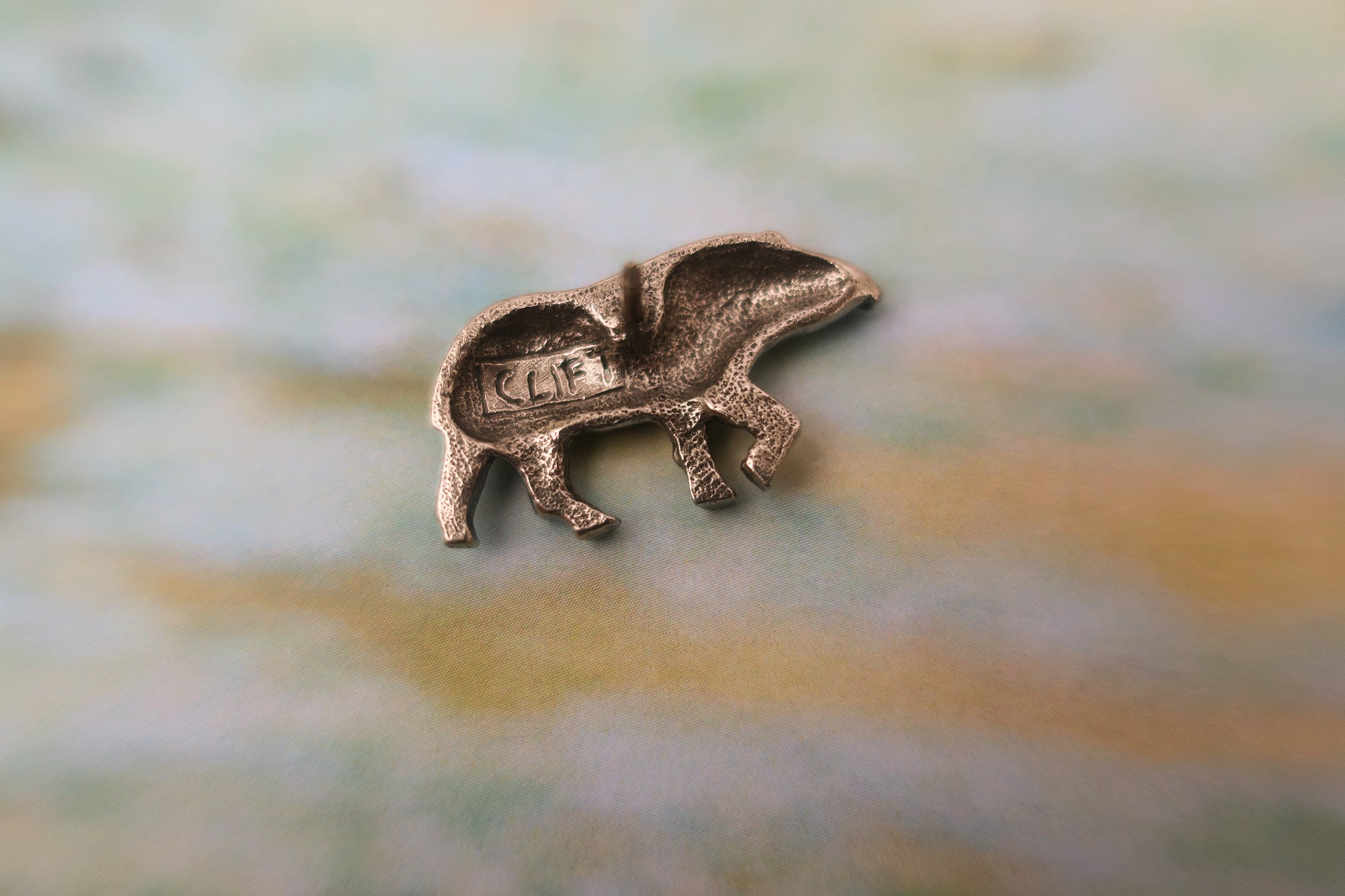 Tapir Pin Tapir Pewter Lapel Pin- CC645- Animal, Zoo, Herbivore, and Primitive ...