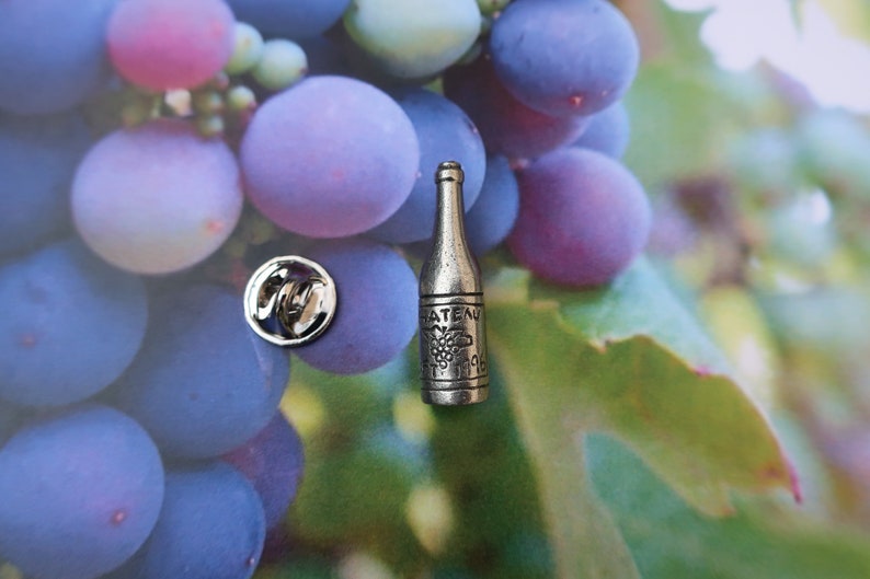 Wine Bottle Lapel Pin CC261 Vineyard Pins and Gifts Winery Etsy