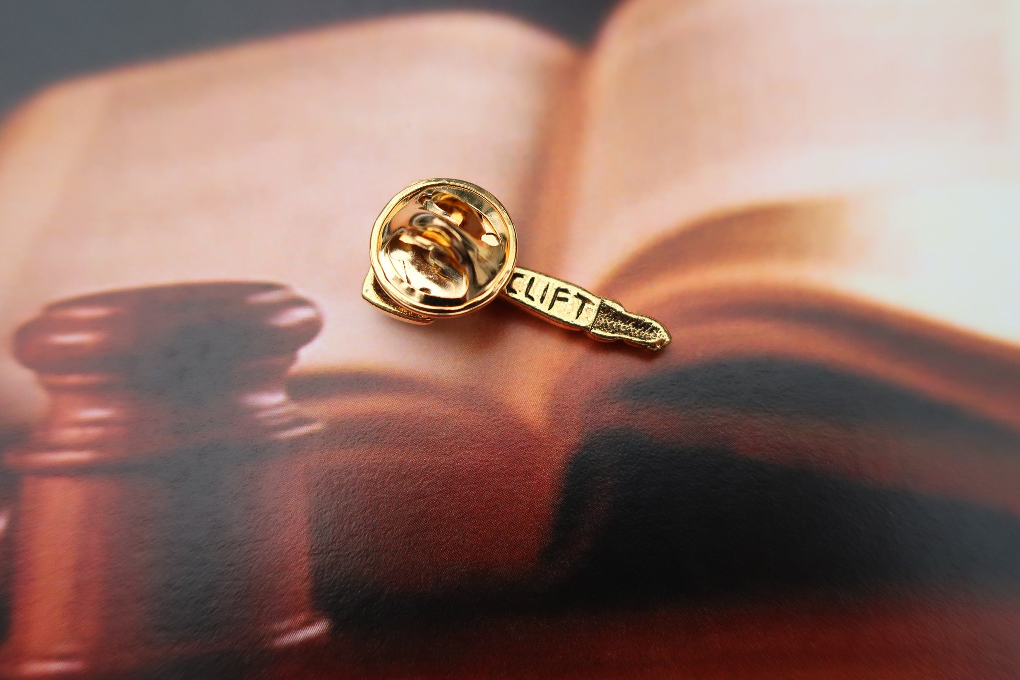 Gold Gavel Lapel Pin-cc553g-law, Courts of Law, Succession, Mallet, and ...