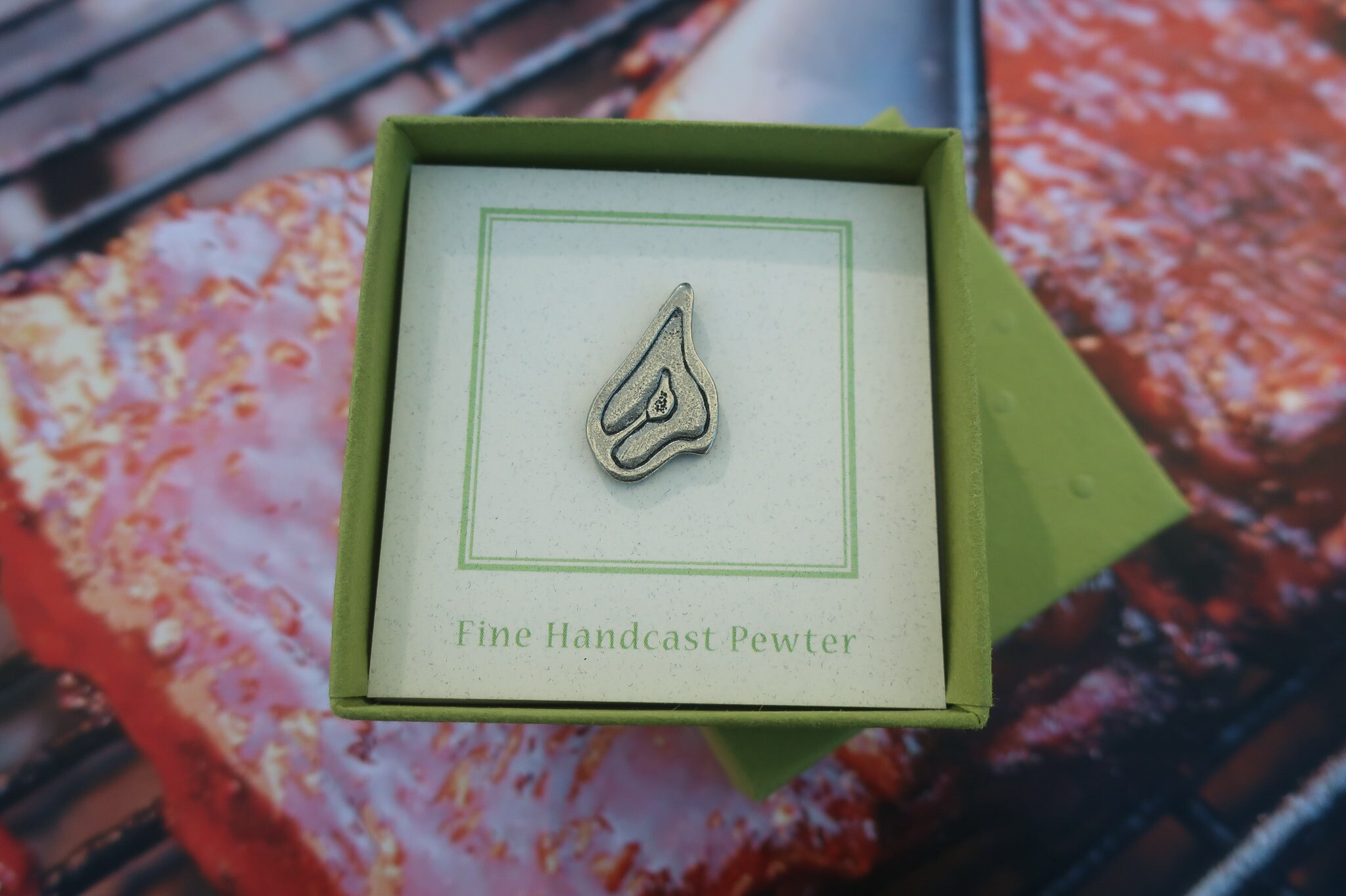 Steak Lapel Pin - CC208- Grilling, BBQ, Barbecue, Father's Day, Grill ...