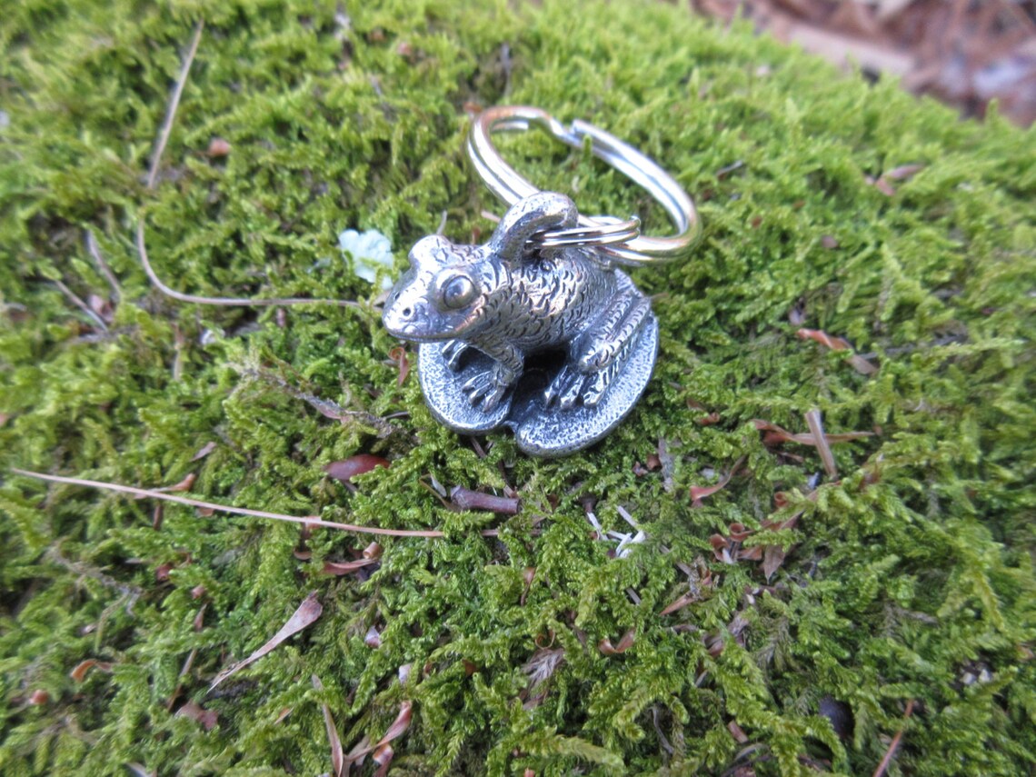 Frog Keychain Etsy