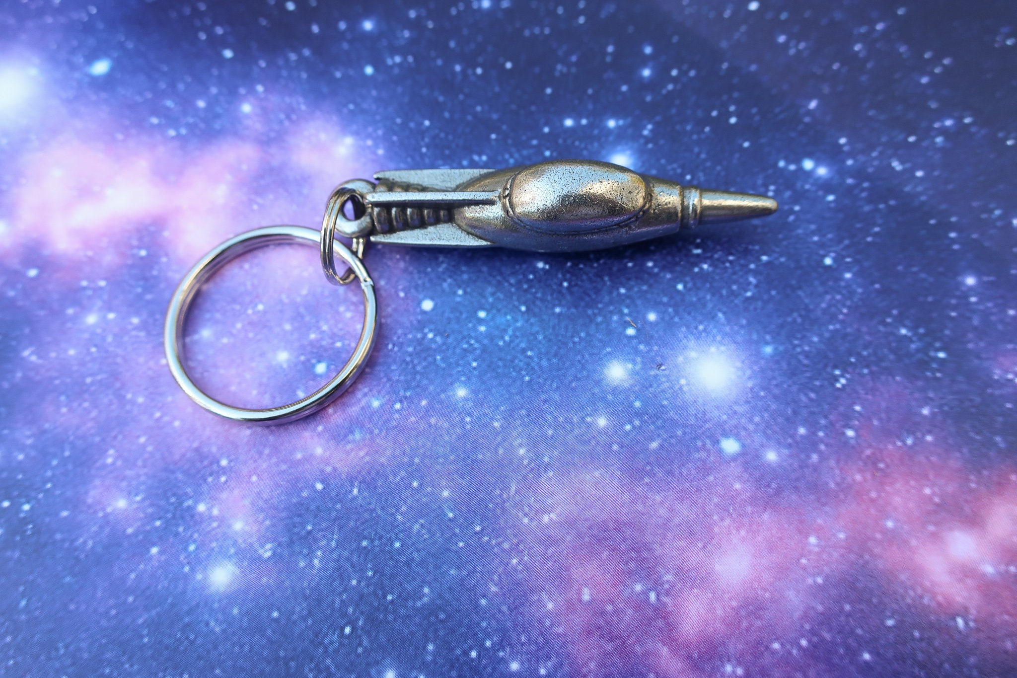 galaxy astronaut keychain