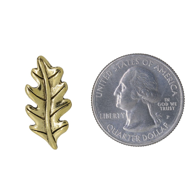 Gold Oak Leaf Lapel Pin CC485G Nature Hiking Tree and Etsy