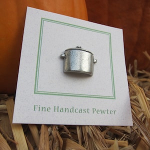Stew Pot Lapel Pin - CC288- Cooking, Kitchen, Culinary, Chef, and Stew Pot Pins