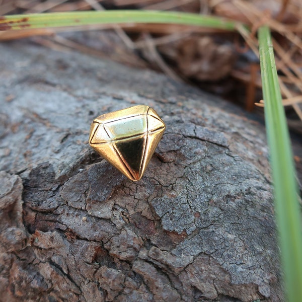 Diamond Lapel Pin - Etsy