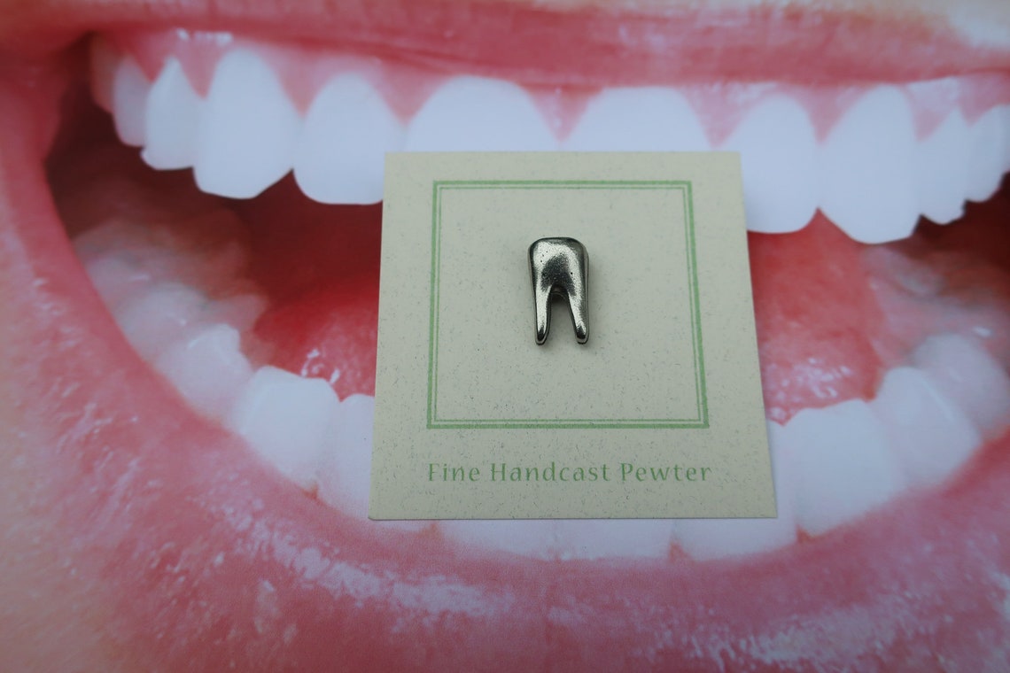 Tooth Lapel Pin CC385 Teeth Pins for Dentists and Dental Etsy