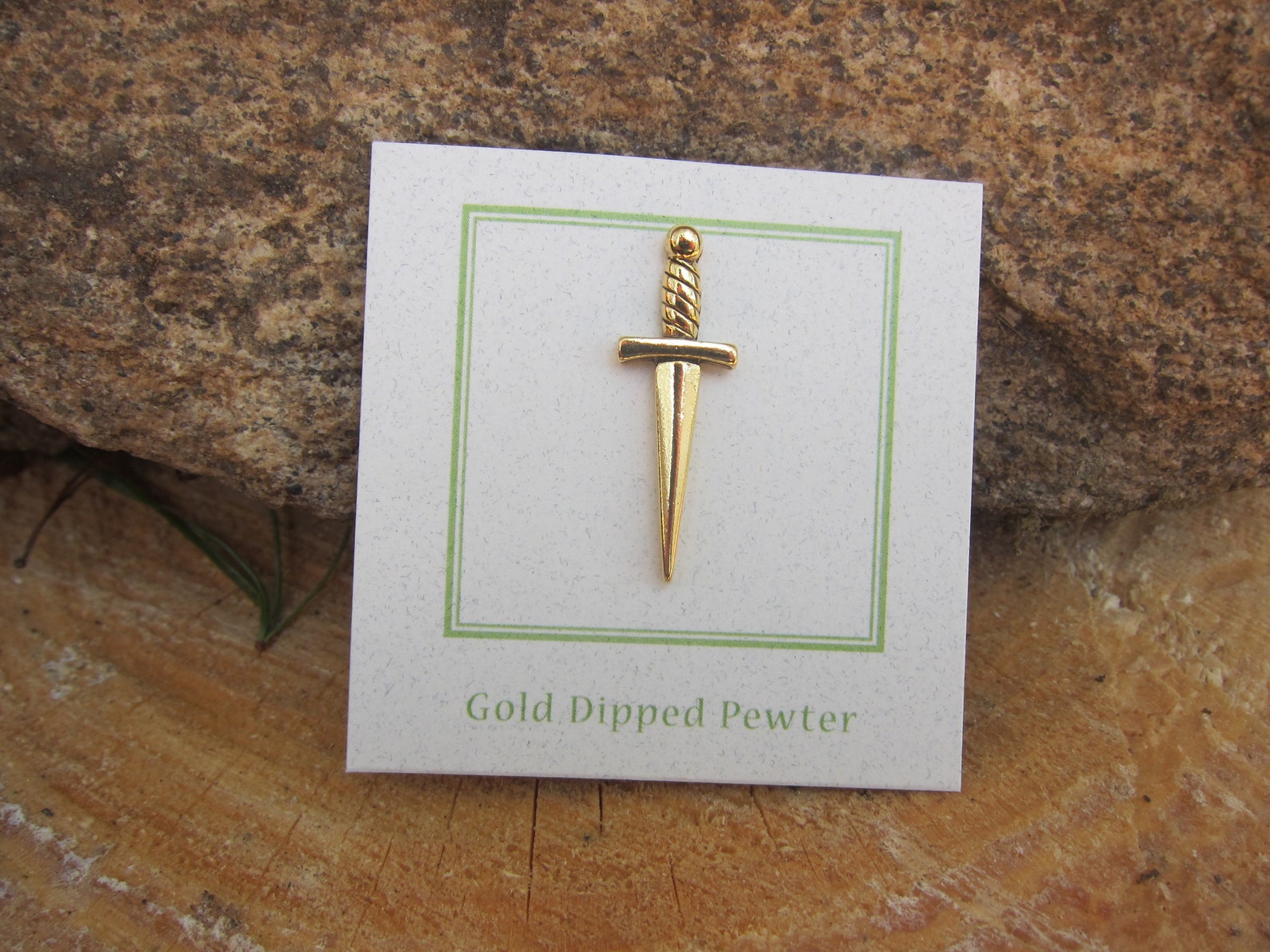 Gold Dagger Lapel Pin CC545G Shakespeare Medieval and - Etsy