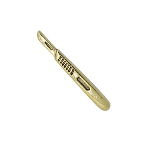 Gold Scalpel Lapel Pin- CC538G- Medical and Hospital Lapel Pins for Doctors, Surgeons, and Nurses