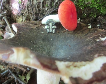 Pin di risvolto per funghi - CC533- Funghi, Foraggi e Pin di Bosco