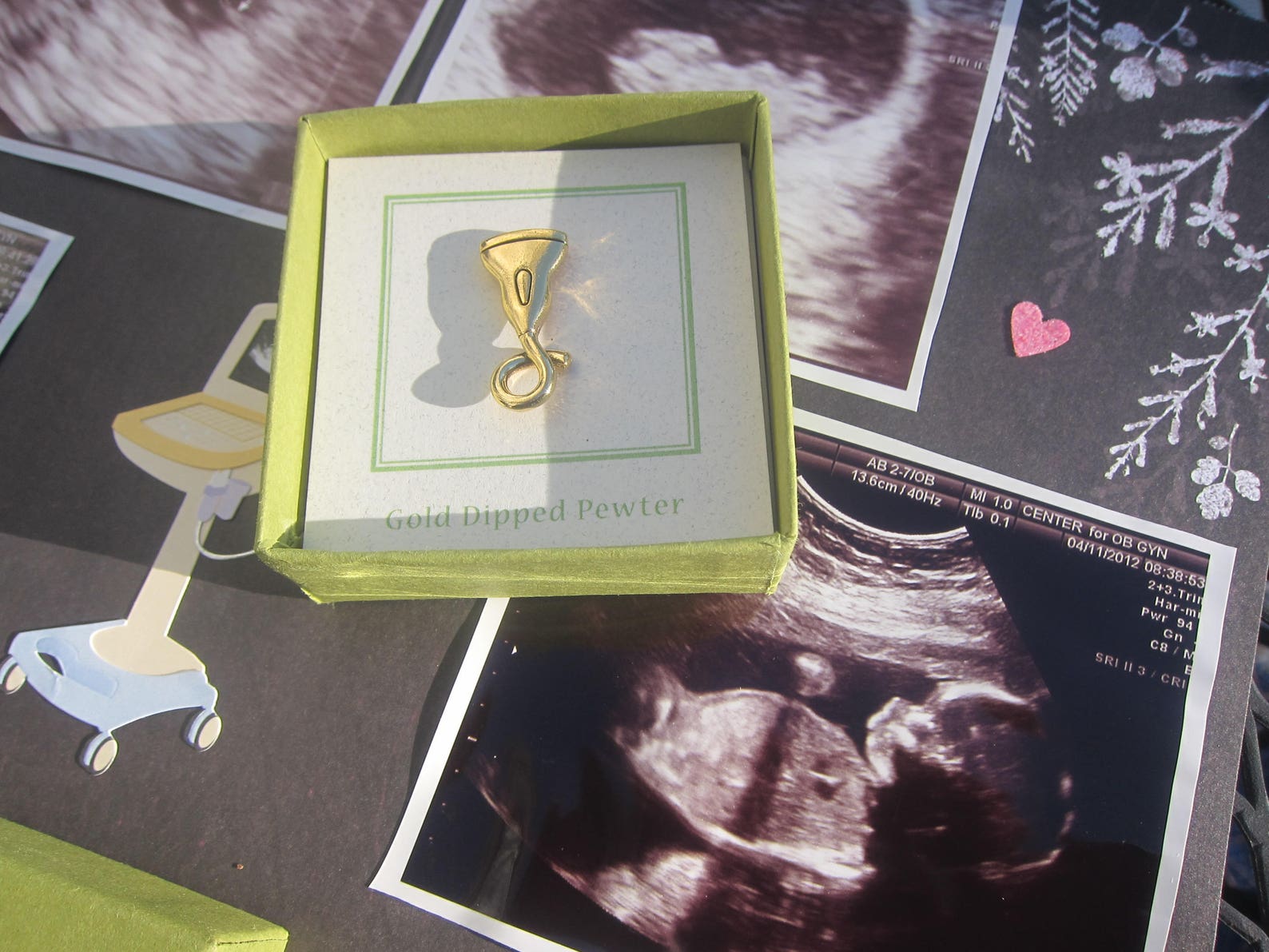 Gold Ultrasound Lapel Pin CC622G Ultrasound, Ultra Sound Tech, Medical ...