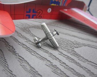 Propeller Plane Pewter Lapel Pin- CC369- Plane, Aviation, and Flight Lapel Pins