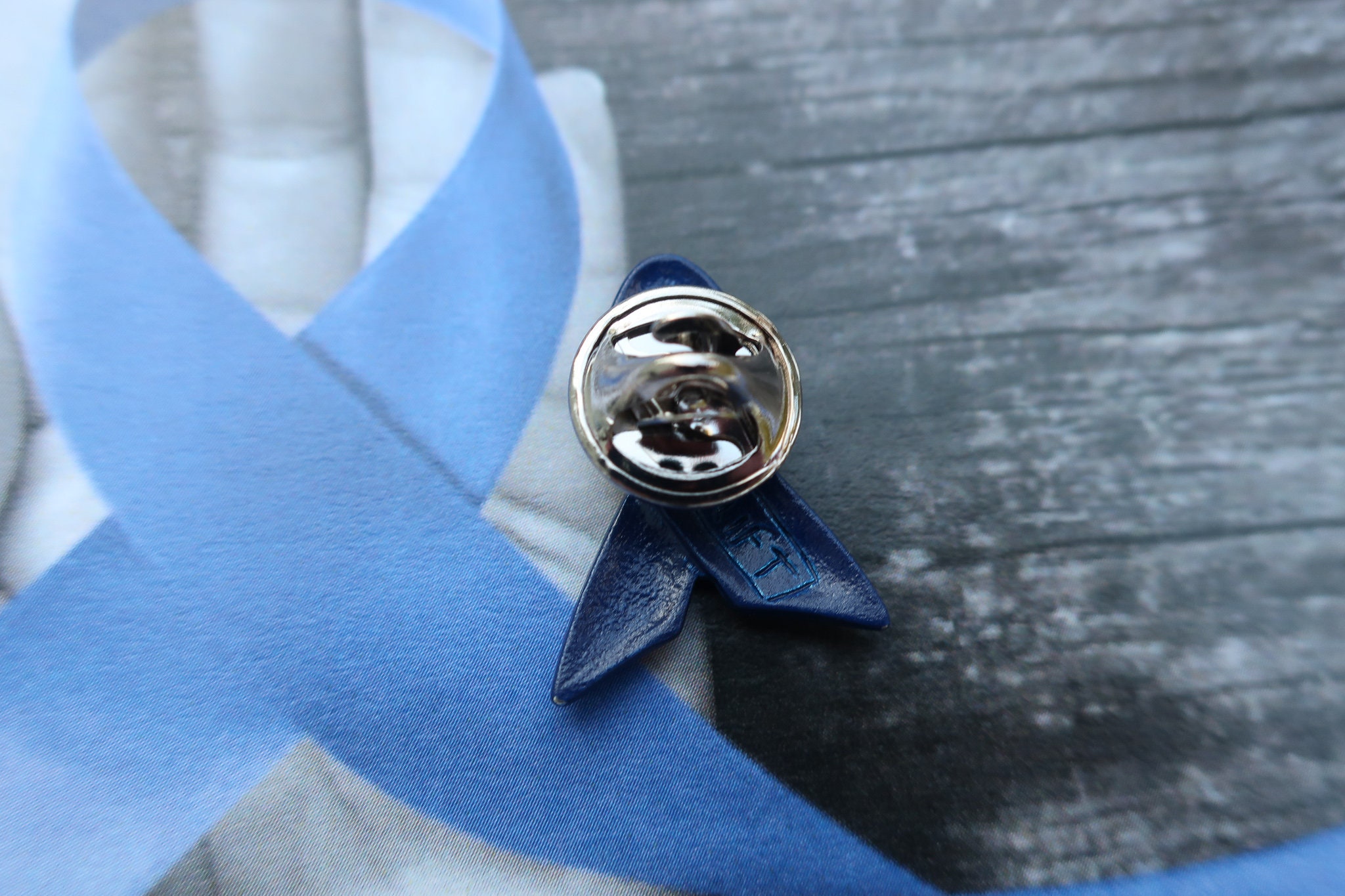 Blue Ribbon Pin- Raise Awareness for Arthritis, Child Abuse, Colon and ...
