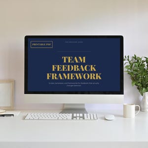 Team Feedback Framework for Managers - SBI Model Scripts Templates & 360 Feedback PDF Download