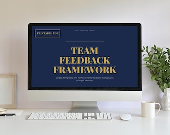 Team Feedback Framework for Managers - SBI Model Scripts Templates & 360 Feedback PDF Download