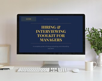 Hiring Interviewing Toolkit for Managers – Job Description, Interview Questions (PDF)