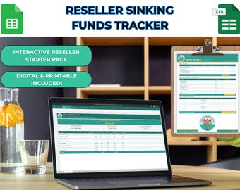 Reseller Sinking Funds Tracker | Budget Printable + Spreadsheet | eBay  Etsy Seller Planner | Sourcing Budget PDF