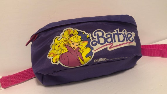 Vintage Barbie Fanny Pack 1990s Mattel Pink Purple