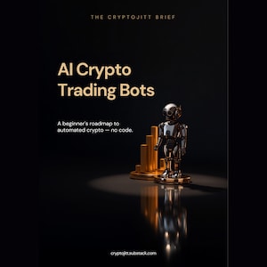 AI-kryptohandelsbotar 2026 | Låt Claude bygga din första bot med AI | Nybörjarguide utan kod | Trade First i pappersformat | PDF digital nedladdning