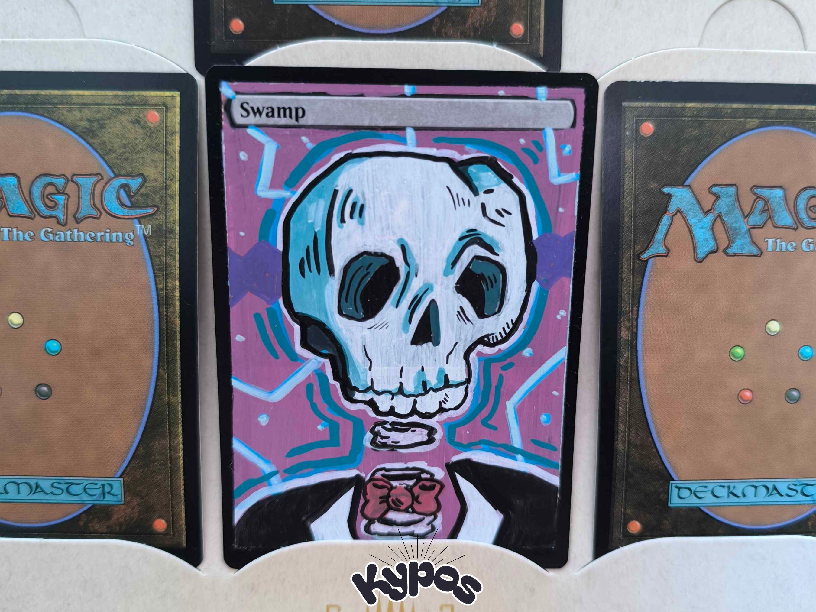 Mtg Altered Art Swamp - Etsy