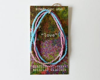 Claude Monet "love" Secret Computer-Coded Wrap for Tech and Art Lovers