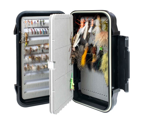 Dropper Rig Fly Box Holds 7 Dropper Rigs on Center Leaf Shallow Lid Holds  Dry Flies-deeper Bottom Has Streamer Foam 1210 