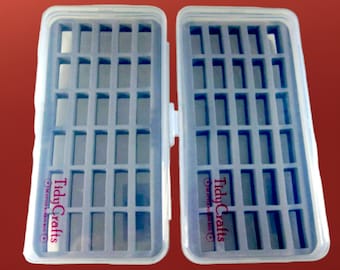 M Style Bobbin Storage Box: Quilting Machine Bobbin Organizer (Set of 2)