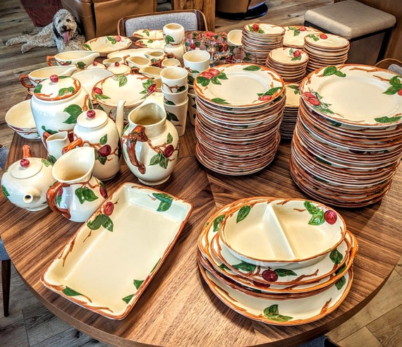 Vintage Franciscan Apple Dinner Plates - Set of 2 - Made in USA - Etsy