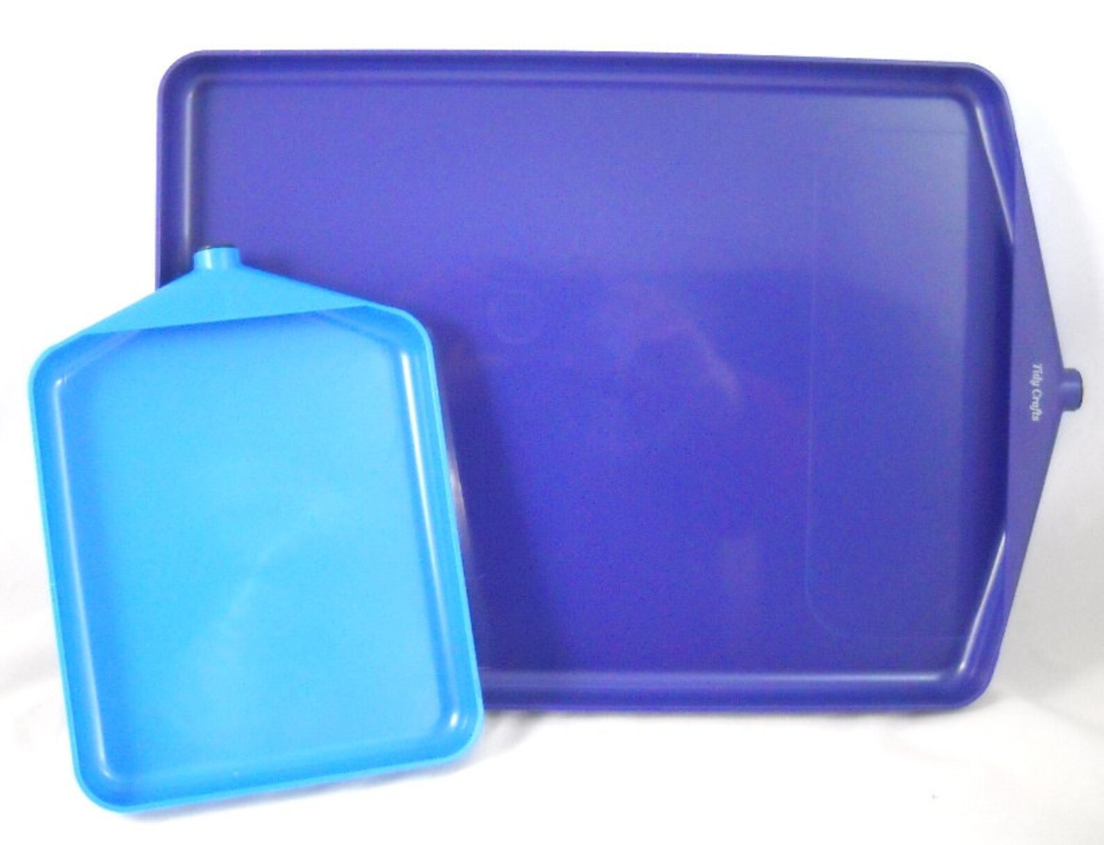 Tidy Tray Set - Large and Small Glitter and Powder Trays - Etsy
