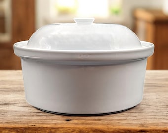 Cazuela de porcelana vintage Zrike Cuisine con tapa, Portugal