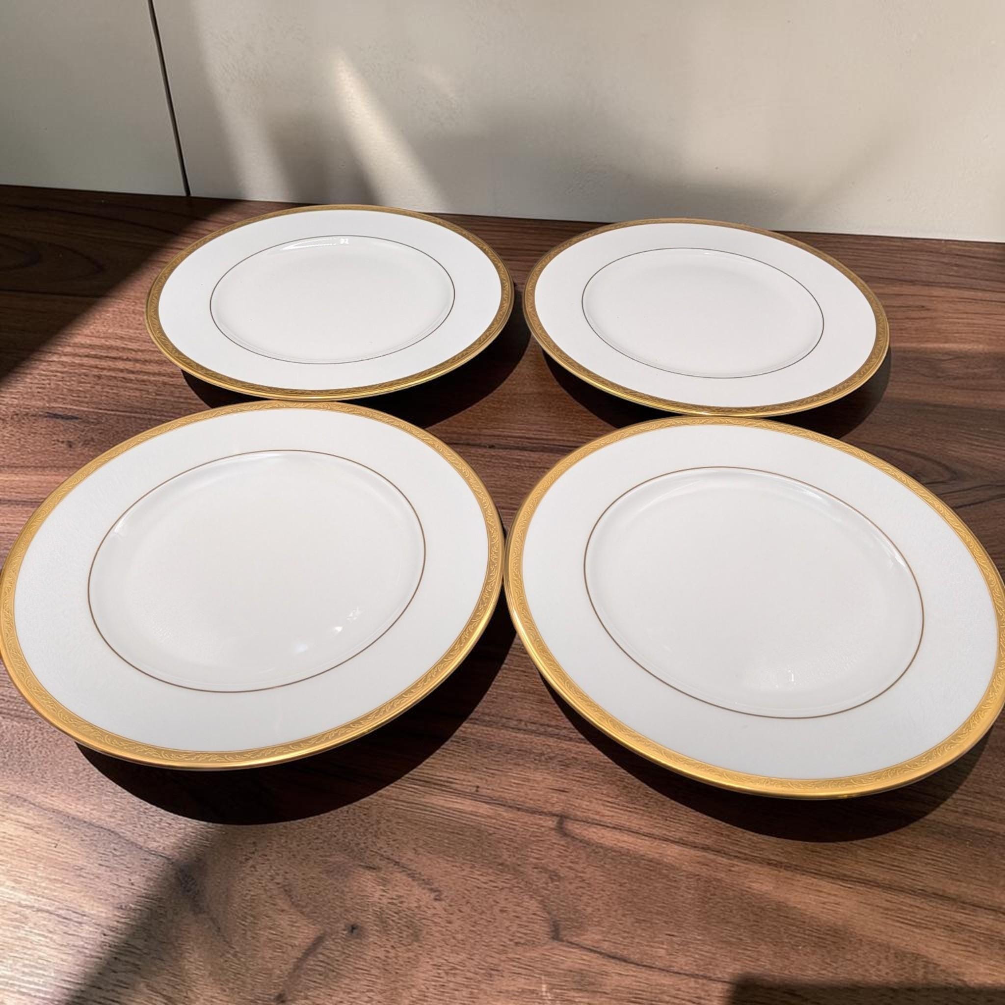 Lenox China Gold Rim Dinner Plates - Etsy